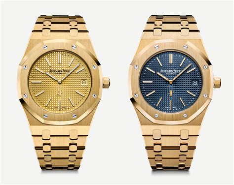 audemars piguet royal oak 18k yellow gold|Audemars Piguet gold price.